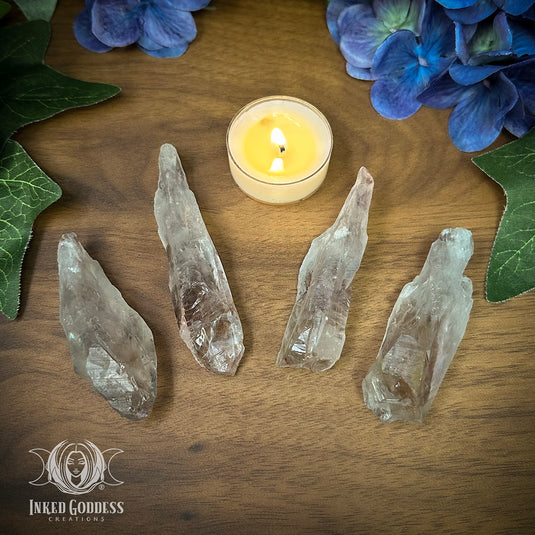 Powellite Rough Wand for Inspiring Creativity & Motivation