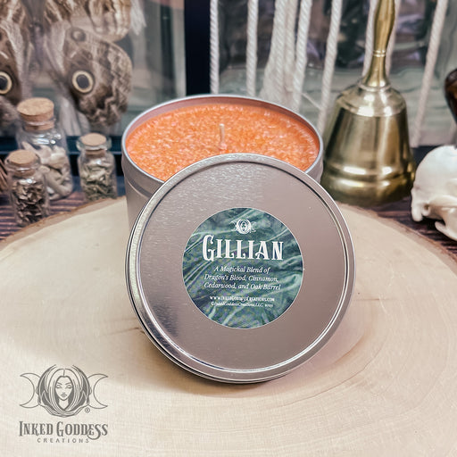 Gillian Practical Magick Full-Size Tin Candle