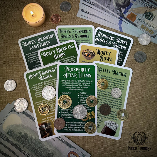 Prosperity Expansion Pack for the Eclectic Witch Card Deck for Money Magick
