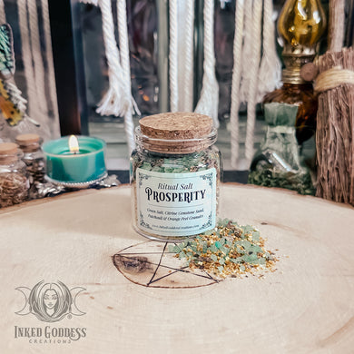 Prosperity Ritual Salt for Abundance and Money Spells