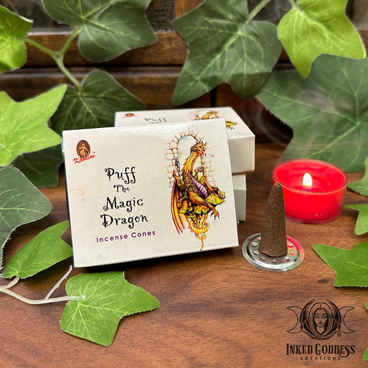 Puff the Magic Dragon Cone Incense for Mysterious Vibes