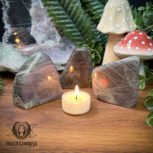 Purple Labradorite Freeform for Transformational Clarity