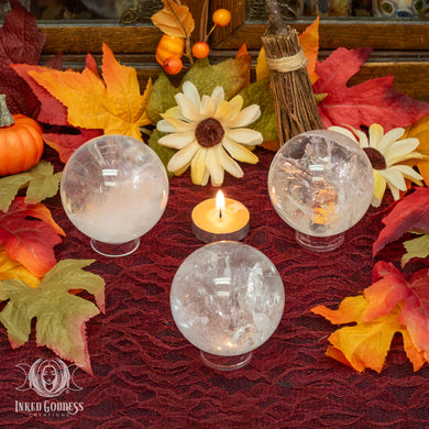Quartz Sphere for Scrying Divination
