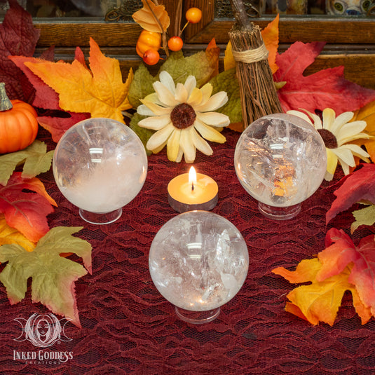 Quartz Sphere for Scrying Divination