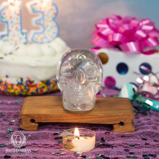 Quartz Third Eye Skull for Channeling Spirit Realm Secrets