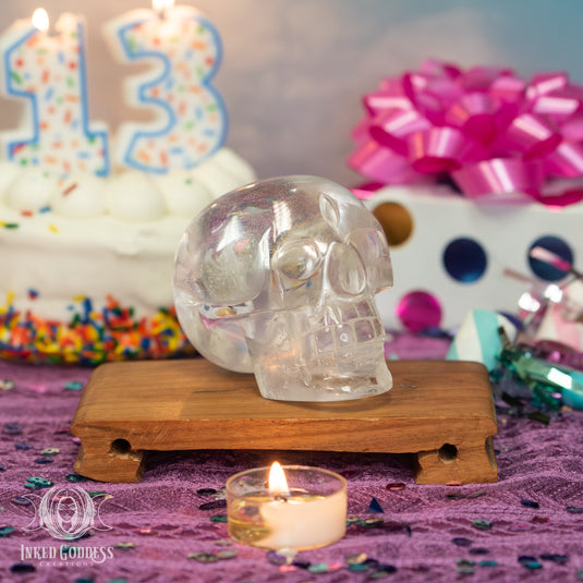 Quartz Third Eye Skull for Channeling Spirit Realm Secrets