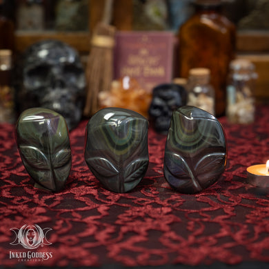 Rainbow Obsidian Flower for Cultivating Love