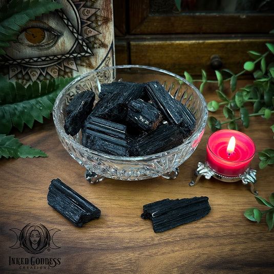Raw Black Tourmaline for Blocking Negative Energy