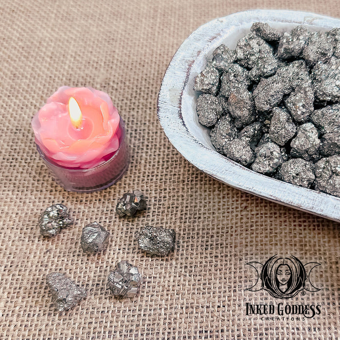Raw Pyrite for Clarity and Prosperity
