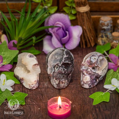 Root Fluorite Skull for Spirit Journeys