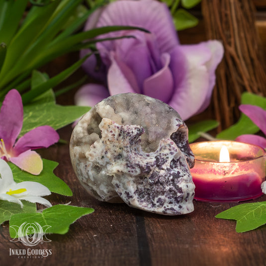 Root Fluorite Skull for Spirit Journeys
