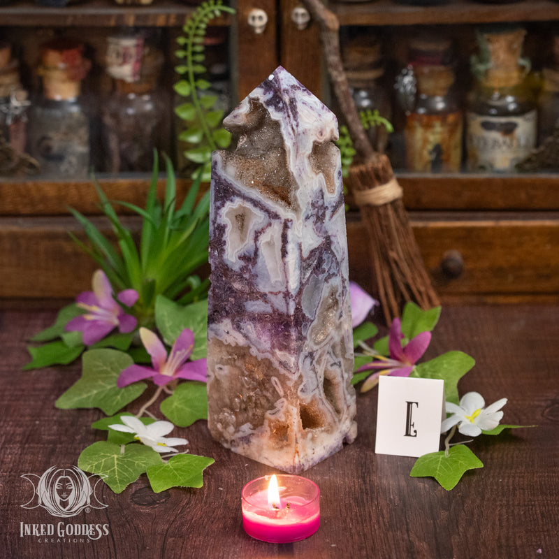 Load image into Gallery viewer, Root Fluorite Tower for Mystic Energy
