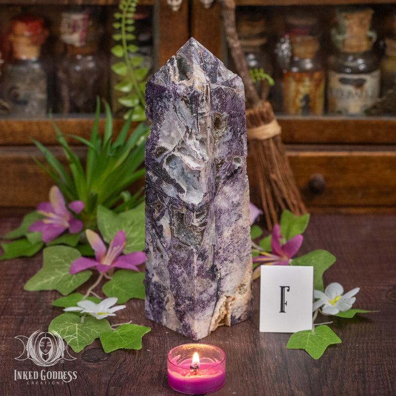 Load image into Gallery viewer, Root Fluorite Tower for Mystic Energy
