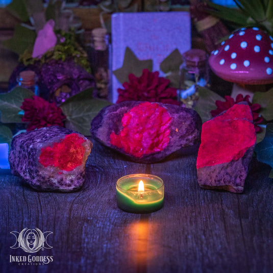 Ruby Zoisite Raw Gemstone for Harmony