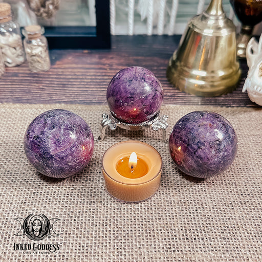 Ruby Sphere for Spiritual Vitality