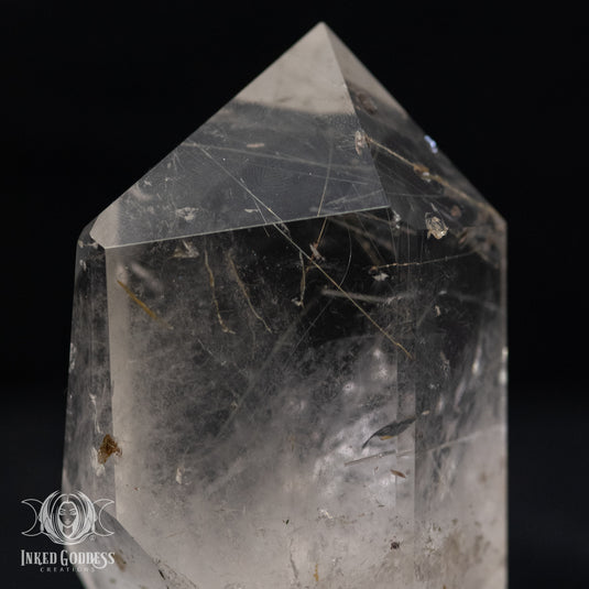 Rutilated Quartz Tower for Cleansing Chakras