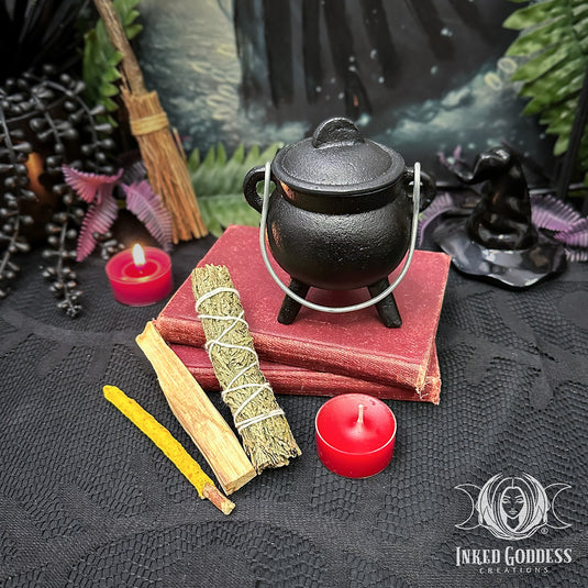 Cauldron Cleansing Set for Samhain Magick & Protection