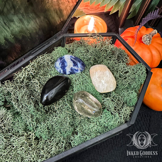 Samhain Gemstone Set for Intuition & Spirit Connection