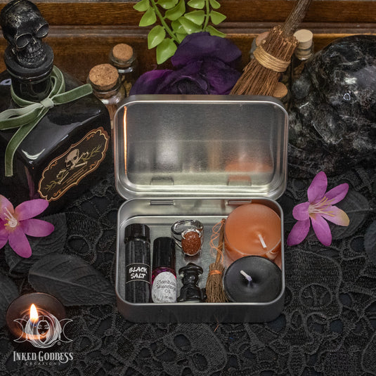 Samhain On-the-Go Tin for Busy Witch Magick