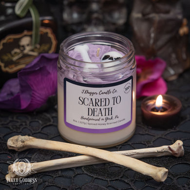Scared to Death Halloween Soy Dessert Candle for Spooky Vibes