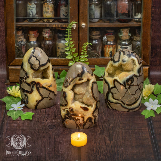 Septarian Geode Bloop for Dragon Magick