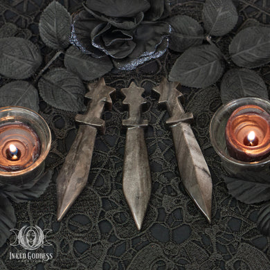 Sheen Obsidian Mini Athame for Cutting Negative Energy