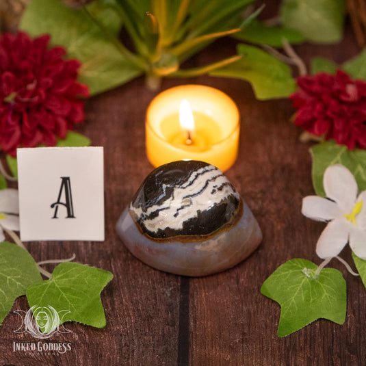 Shiva Eye Agate for Psychic Shielding