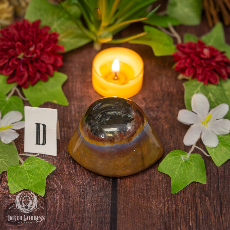 Load image into Gallery viewer, Shiva Eye Agate for Psychic Shielding
