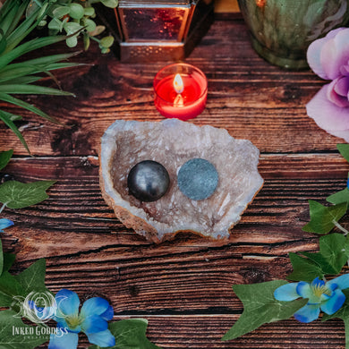 Shungite & Soapstone Pocket Harmonizer Set for Balanced Energy