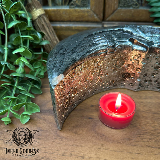 Silver Skull Moon Trinket & Jewelry Box - Misfit