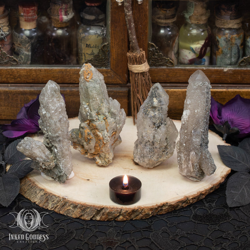 Load image into Gallery viewer, Skeletal Quartz &quot;Finger&quot; for Contacting the Divine
