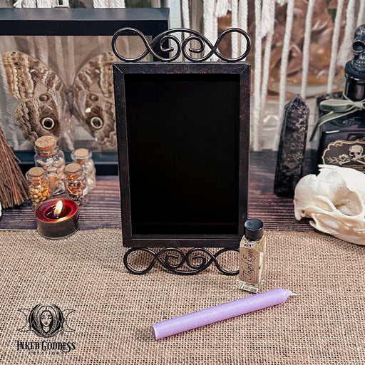 Small Wire Handmade Scrying Mirror Kit- Exclusive to Inked Goddess Creations
