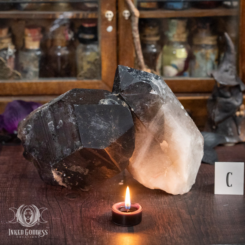 Load image into Gallery viewer, Smoky Quartz Cluster for Divine Connections

