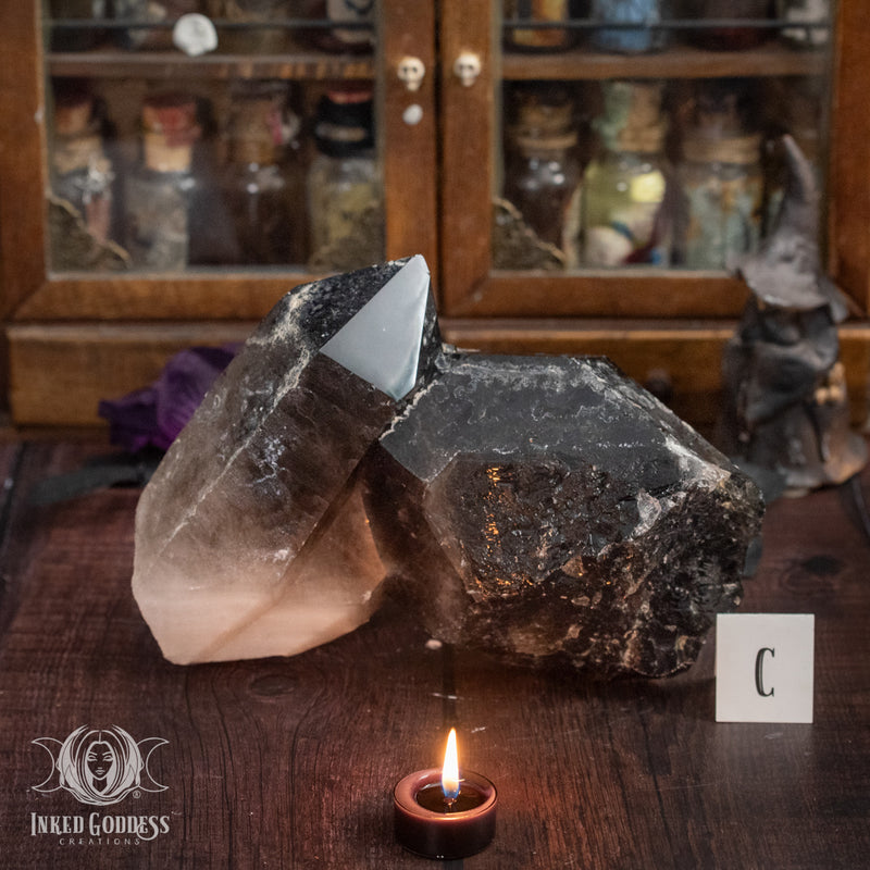 Load image into Gallery viewer, Smoky Quartz Cluster for Divine Connections

