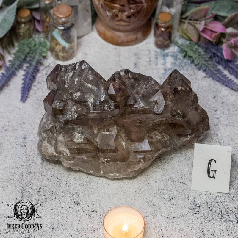 Load image into Gallery viewer, Smoky Quartz Elestial for Dimensional Travel
