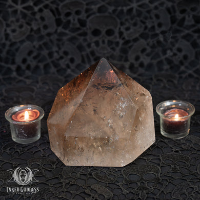 Smoky Quartz Large Light Tower for Unlocking Psychic Realms