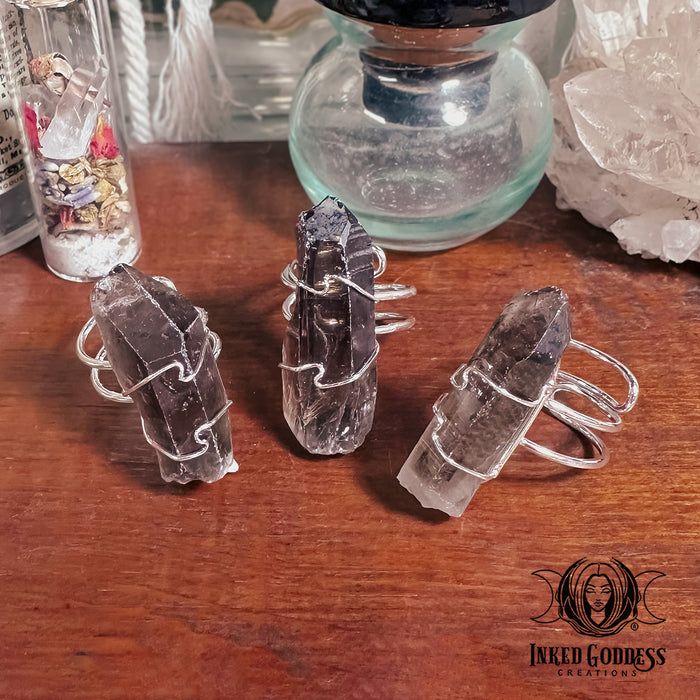 Smoky Quartz Ring for Tapping into Divine Energy