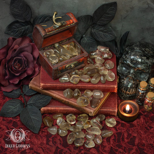 Smoky Quartz Tumbled Gemstone for Powerful AF Divination