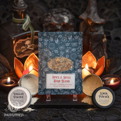 Spice & Spite Herb Set for Banishing or Hexing
