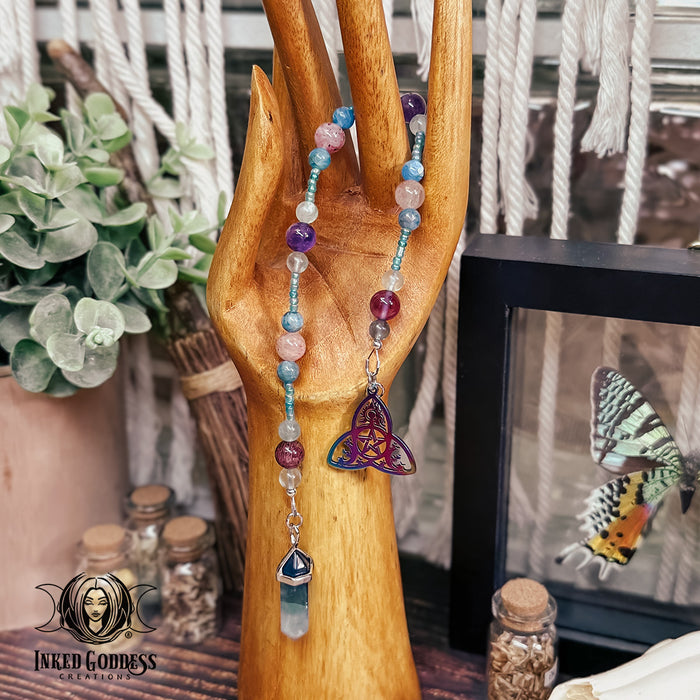 Spiritual Truth Pendulum Bracelet- Handmade by Morgan, One-of-a-Kind