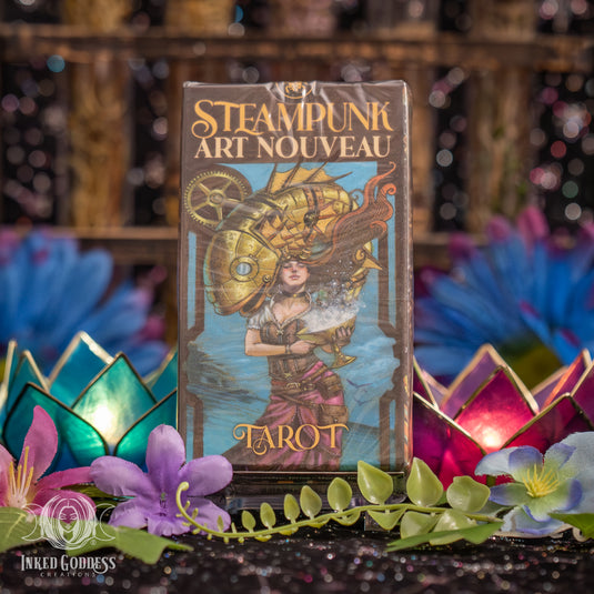 Steampunk Art Nouveau Tarot Deck for Riveting Cartomancy