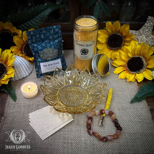 Summer Energy Vintage Set-OOAK for Channeling Fiery Passions