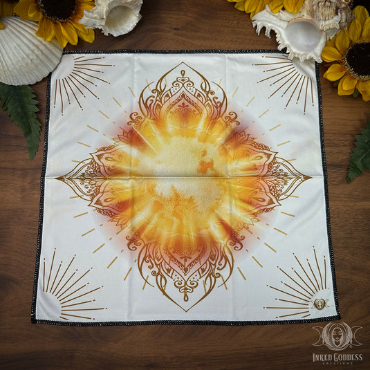 Sun Energy Vintage Tea Chalice Set for Summer Witch Tea Rituals