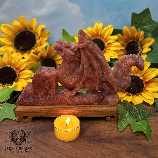 Sunstone Dragon Carving for Getting Shit Done
