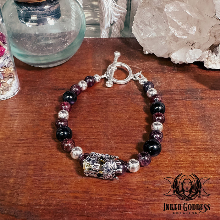 Take the Crown Gemstone Bracelet- Handmade by Colin, One-of-a-Kind