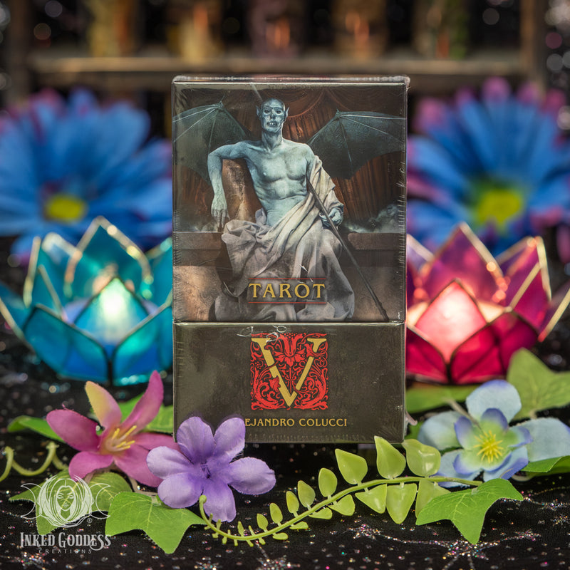 Load image into Gallery viewer, Tarot V Deck for Spooky Card Spreads
