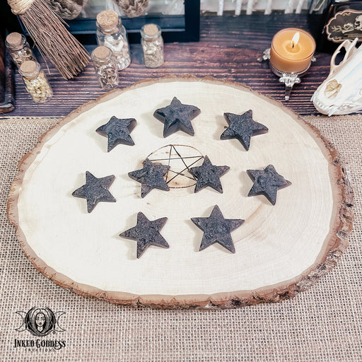 Tektite Star Carving for Protection