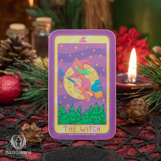 The Witch Tarot Card Sticker for Magickal Accessorizing