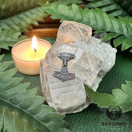 Thor's Hammer Sterling Silver Pendant for Empowered Authority