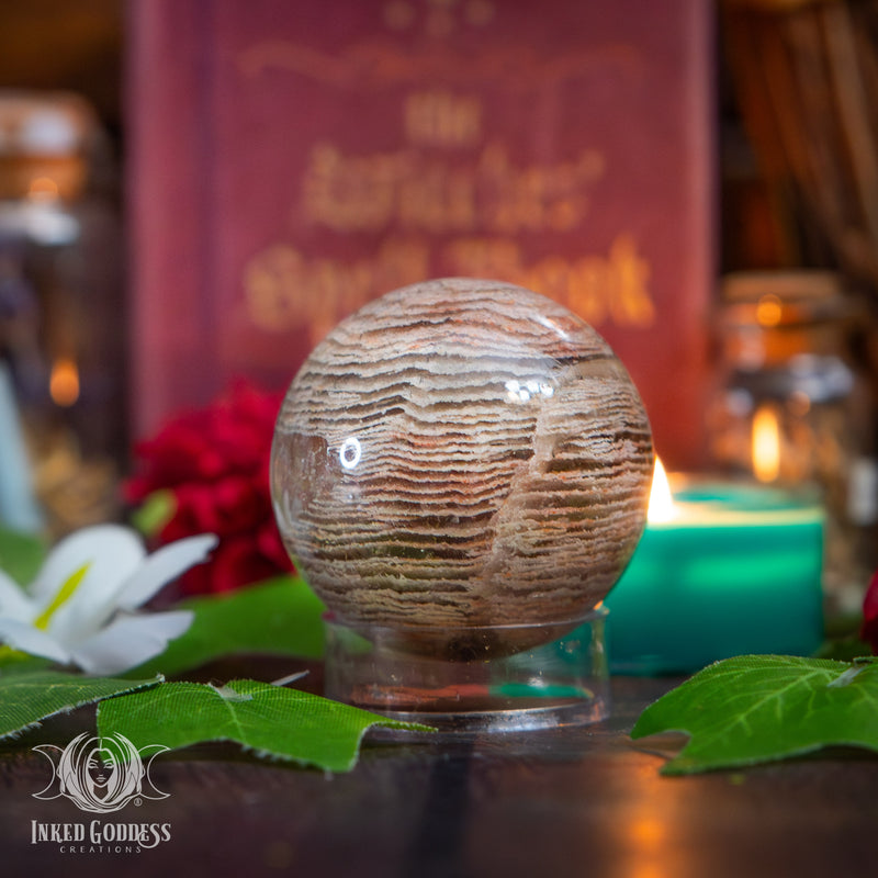 Load image into Gallery viewer, Thousand Layer Quartz Sphere for Shamanic Connection
